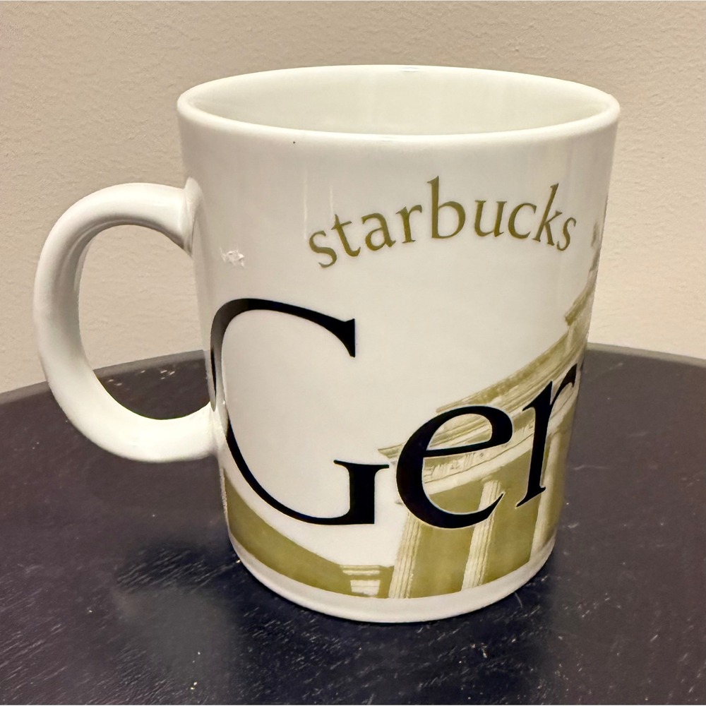Starbucks Germany City Mug Collector Series Rastal Brandenburg Gate White Green